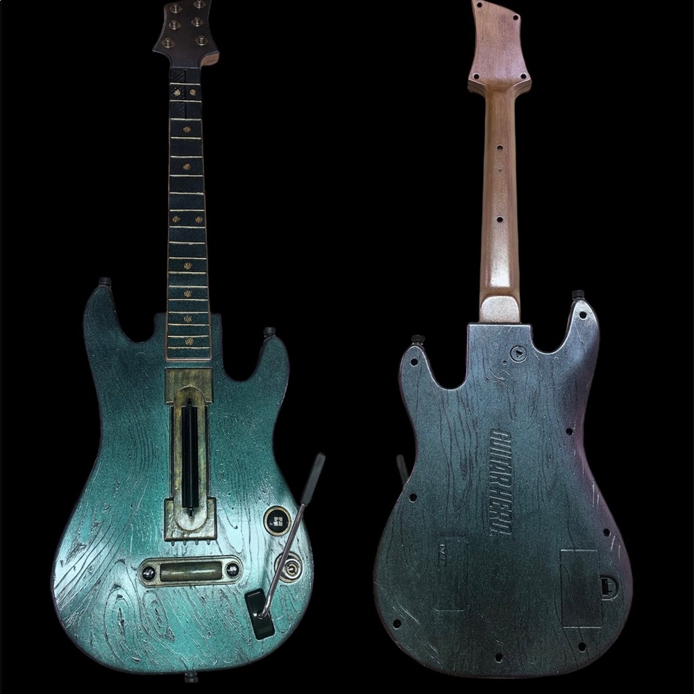 Guitar Hero Customized Wooden Multi Color Effect